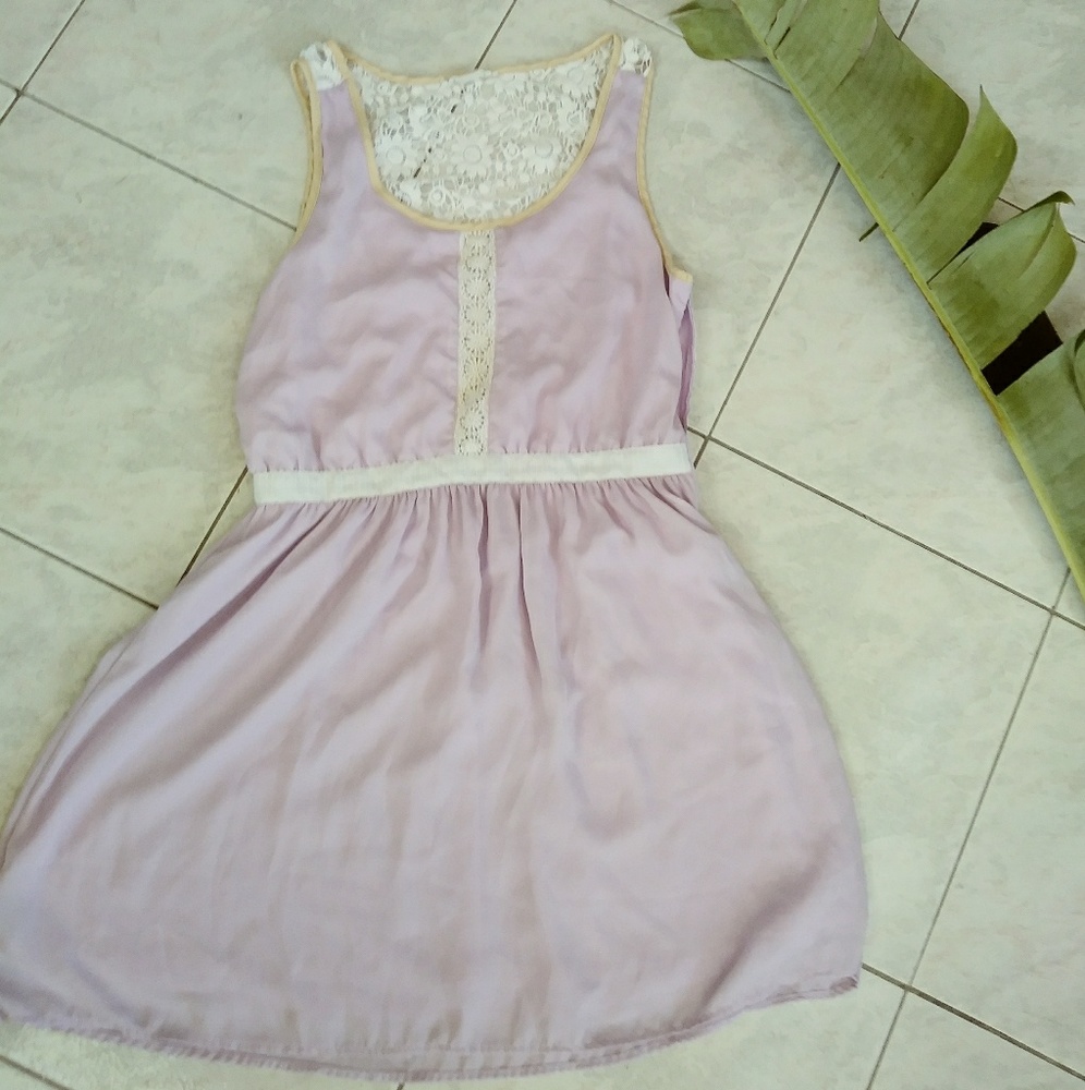Lilac mini dress